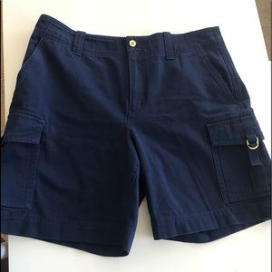 Lauren Ralph Lauren cargo shorts. Navy. Size 8